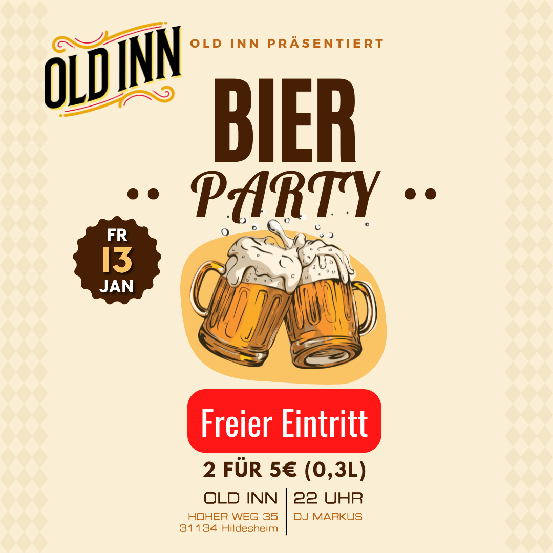 13.01.2023 - Bier Party im Old Inn in Hildesheim