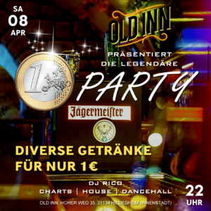 08.04.23 - 1 Euro-Party im Old Inn in Hildesheim