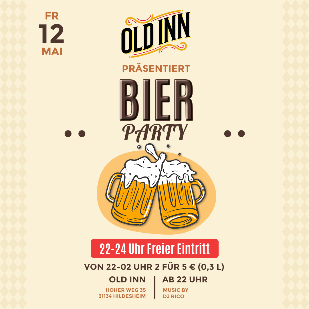 12.05.23 - Bier-Party im Old Inn in Hildesheim