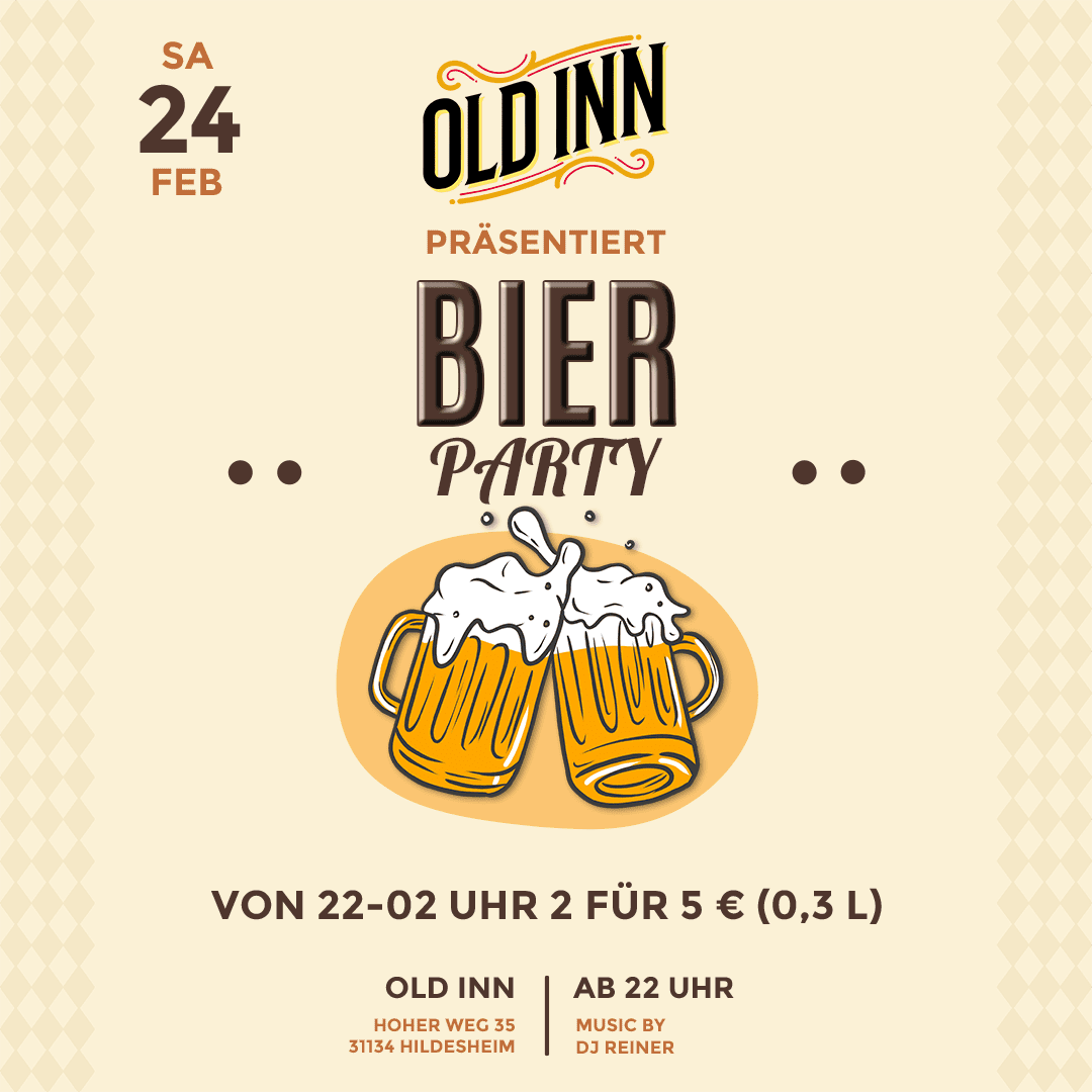 24.02.24 - Bier-Party im Old Inn in Hildesheim