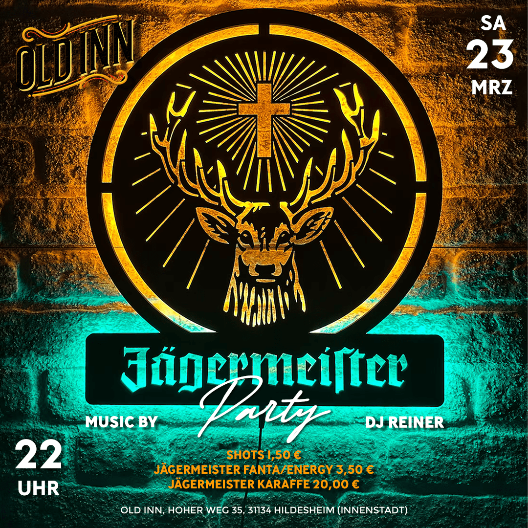 23.03.24 - Jägermeister-Party im Old Inn in Hildesheim