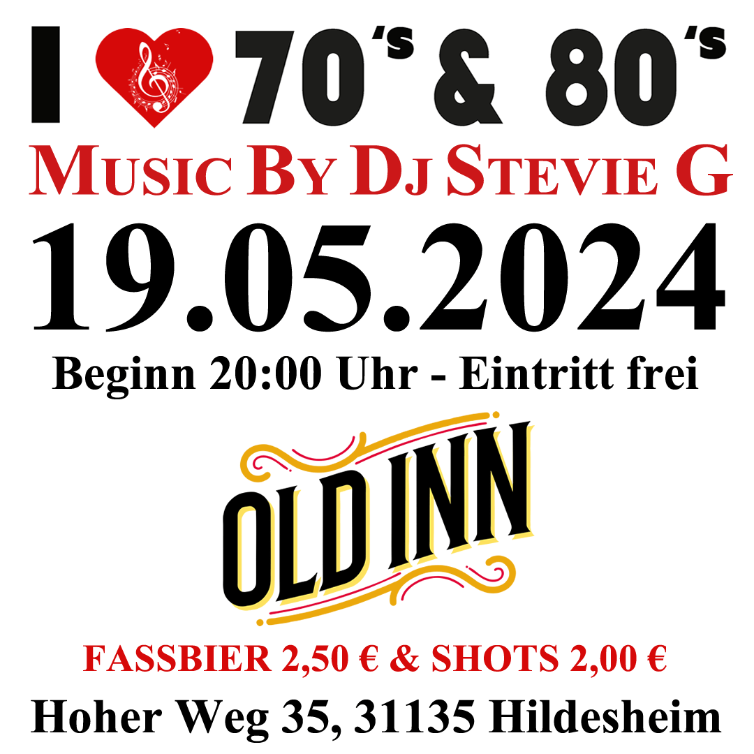 19.05.24 - 70er-80er-Party im Old Inn in Hildesheim