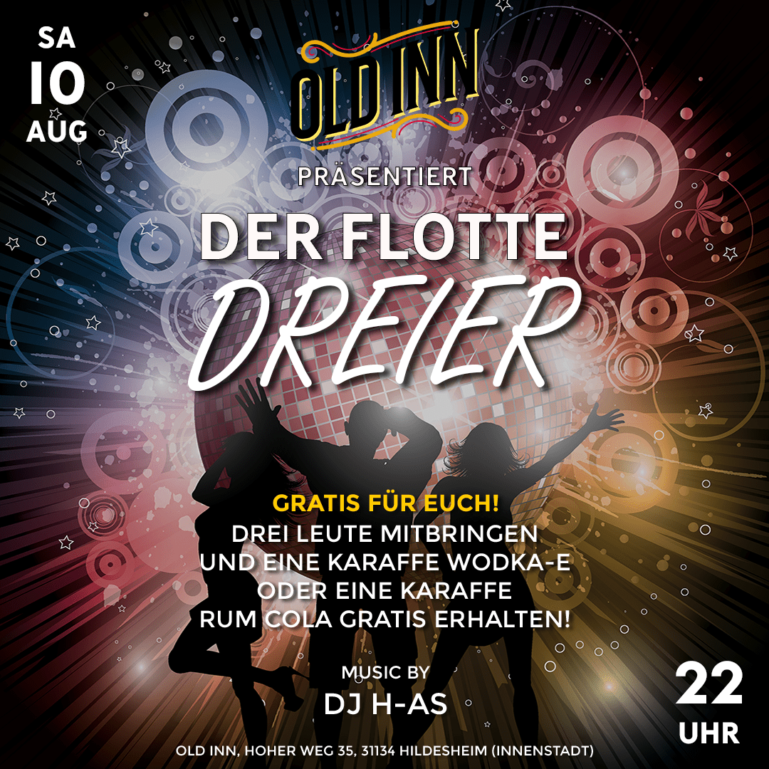 10.08.24 - Der flotte Dreier im Old Inn in Hildesheim