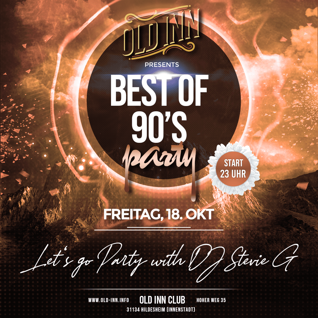 18.10.24 - Best of 90s Party im Old Inn in Hildesheim