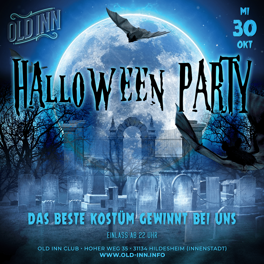 30.10.24 - Halloween Party im Old Inn in Hildesheim