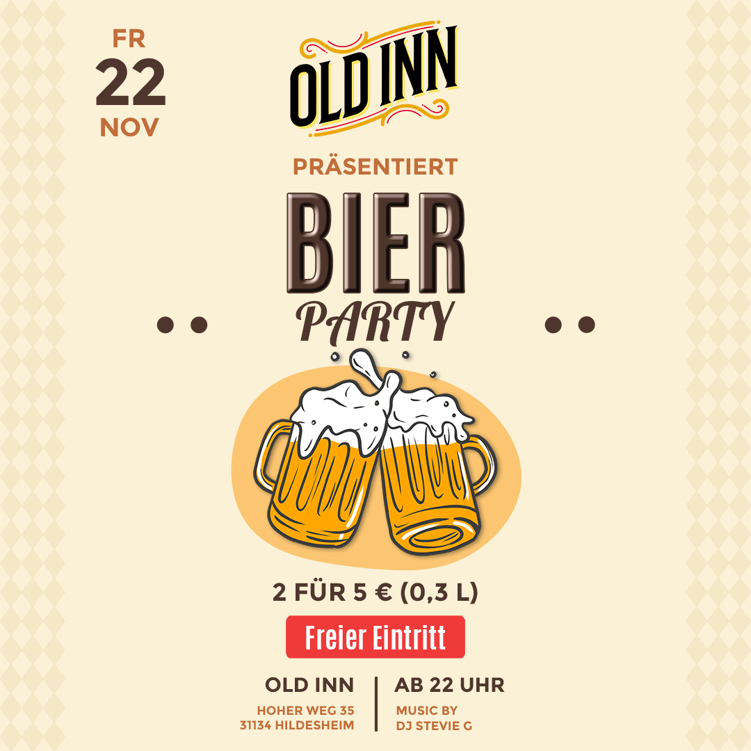 22.11.24 - Bier-Party im Old Inn in Hildesheim