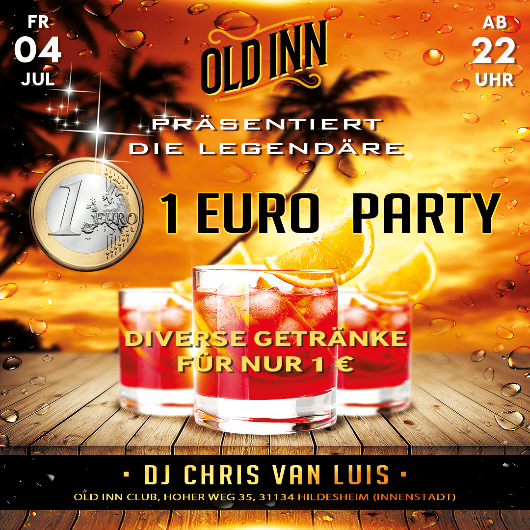 04.07.25 - 1 Euro-Party im Old Inn in Hildesheim