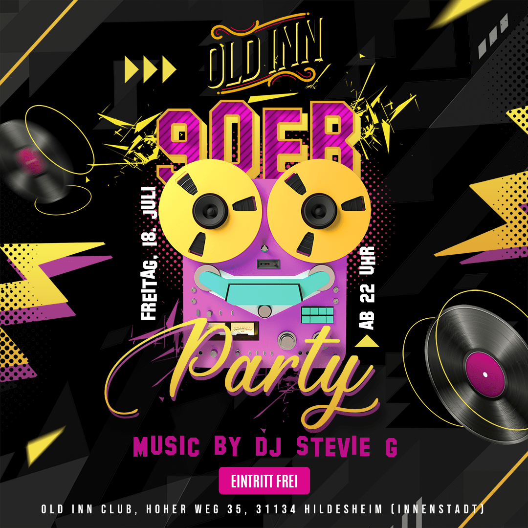 18.07.25 - 90er-Party im Old Inn in Hildesheim