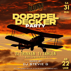 31.05.25 - Doppeldecker-Party im Old Inn in Hildesheim