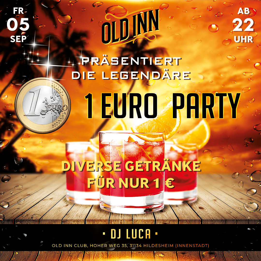 05.09.25 - 1 Euro-Party im Old Inn in Hildesheim