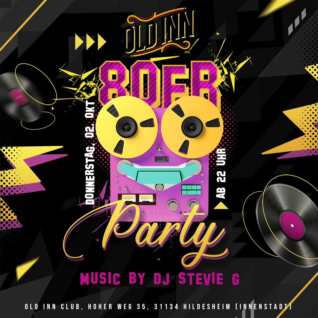 02.10.25 - 80er-Party im Old Inn in Hildesheim