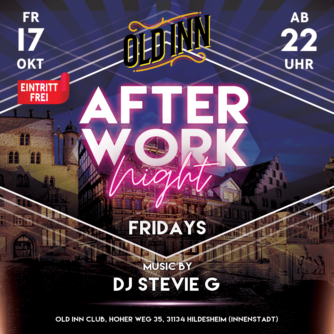 17.10.25 - Afterwork Night im Old Inn in Hildesheim