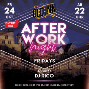 24.10.25 - Afterwork Night im Old Inn in Hildesheim