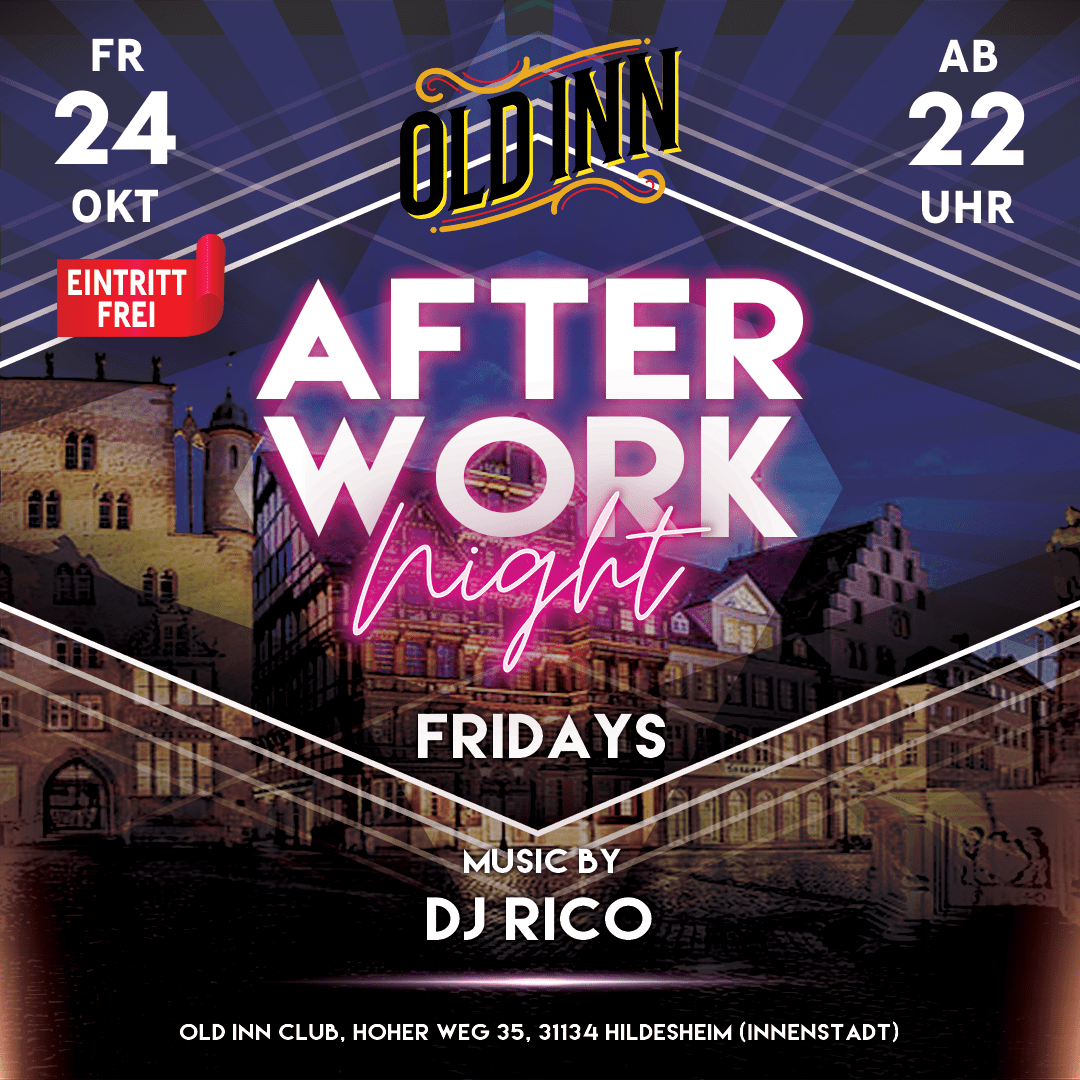 24.10.25 - Afterwork Night im Old Inn in Hildesheim