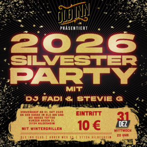 31.12.25 - Silvester-Party im Old Inn in Hildesheim