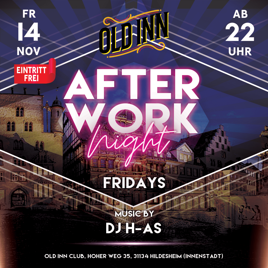 14.11.25 - Afterwork Night im Old Inn in Hildesheim