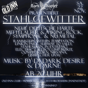 22.11.25 - Dark Chapter Stahlgewitter im Old Inn in Hildesheim