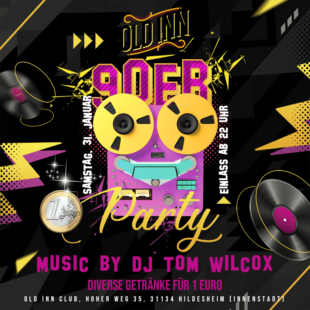 31.01.26 - 90er-Party im Old Inn in Hildesheim