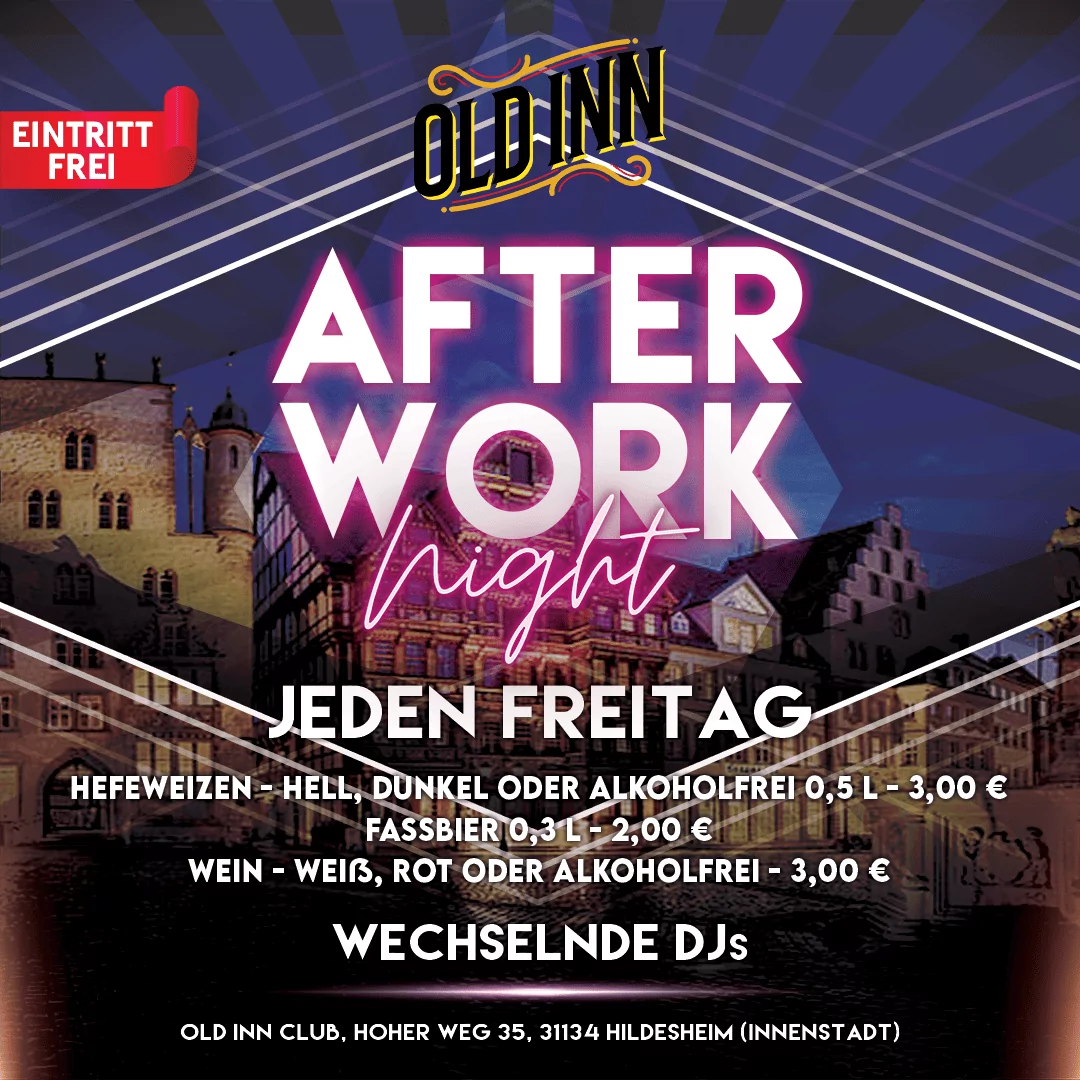 Afterwork Night im Old Inn Club Hildesheim