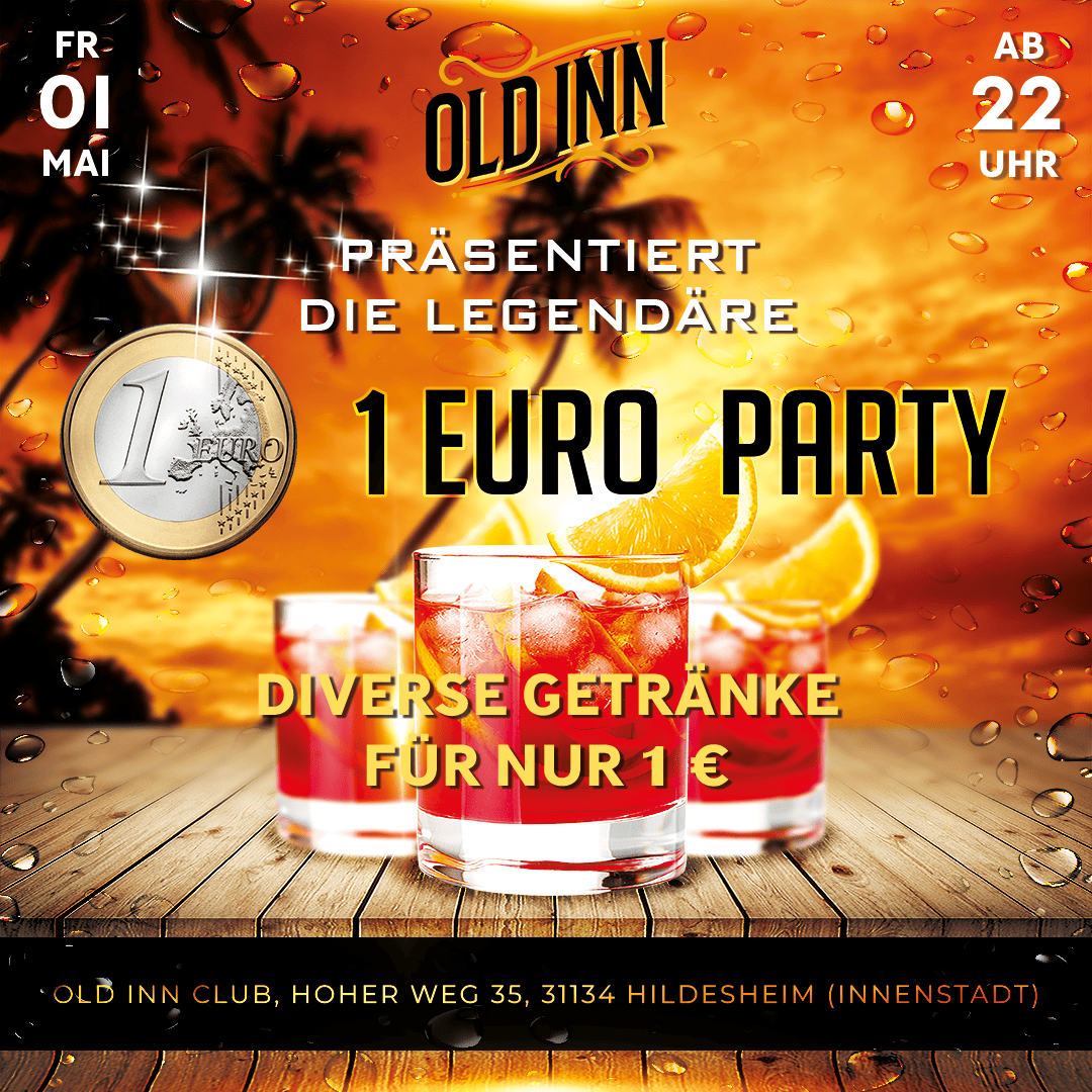 01.05.26 - 1 Euro-Party im Old Inn Club Hildesheim