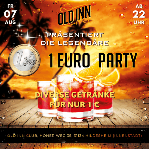 07.08.26 - 1 Euro-Party im Old Inn Club Hildesheim