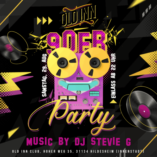 29.08.26 - 90er-Party im Old Inn Club Hildesheim