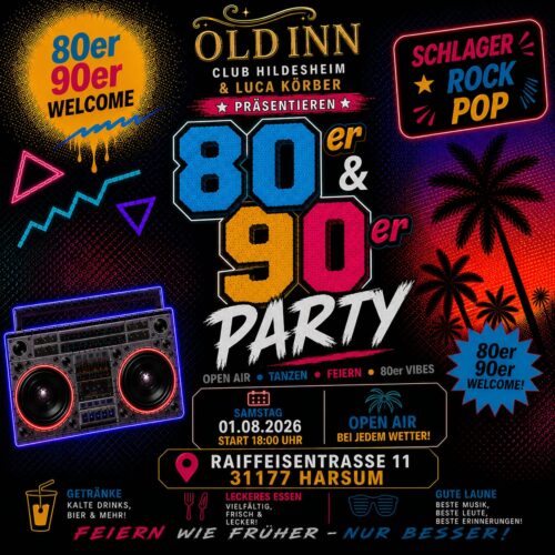 Open Air Party Event am 1. August in Harsum