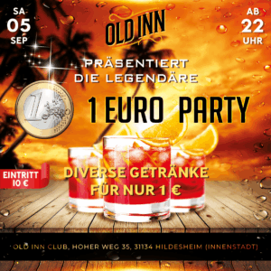 05.09.26 - 1 Euro-Party im Old Inn Club Hildesheim