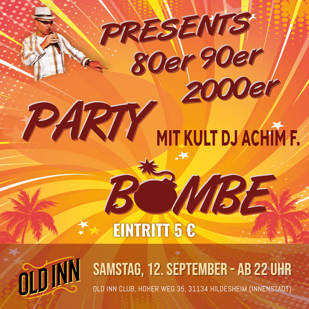 12.09.26 - 80er 90er 2000er-Party im Old Inn Club Hildesheim