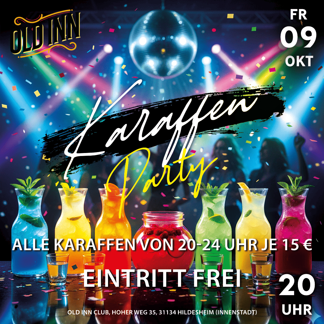 09.10.26 - Karaffen-Party im Old Inn Club Hildesheim