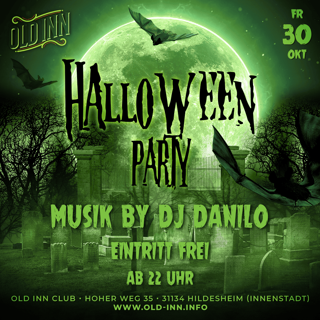 30.10.26 - Halloween Party im Old Inn Club Hildesheim