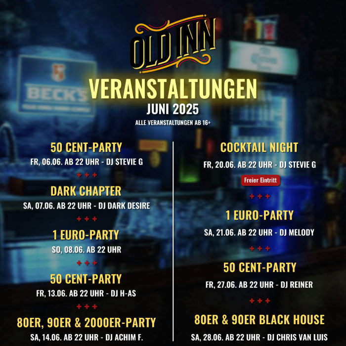 Veranstaltungen Juni 2025